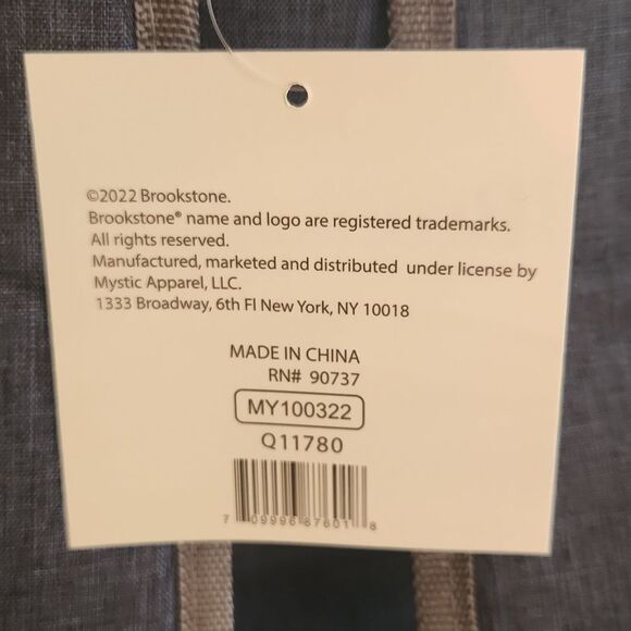 Brookstone insulated cooler NWT blue with top zipper - Picture 5 of 8